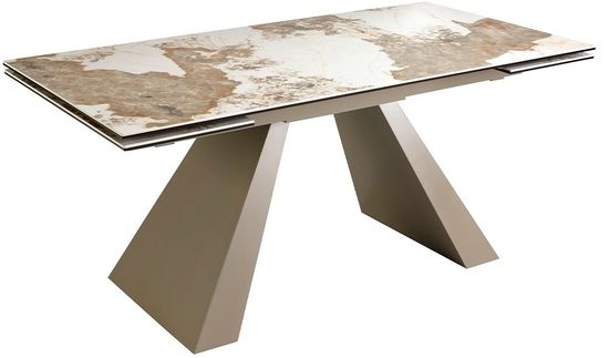 Раздвижной обеденный стол 1124/MC21087DT из мраморной керамики Испания 