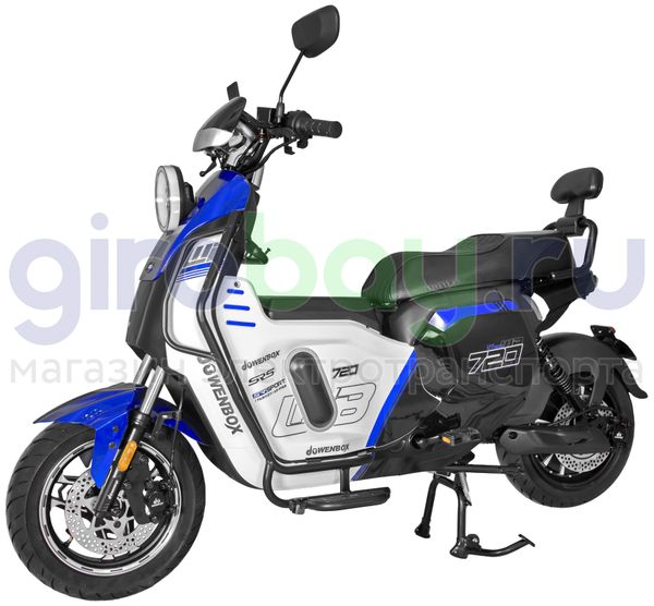 Электроскутер WENBOX U7 1500W (60V/45Ah) - Синий фото №1