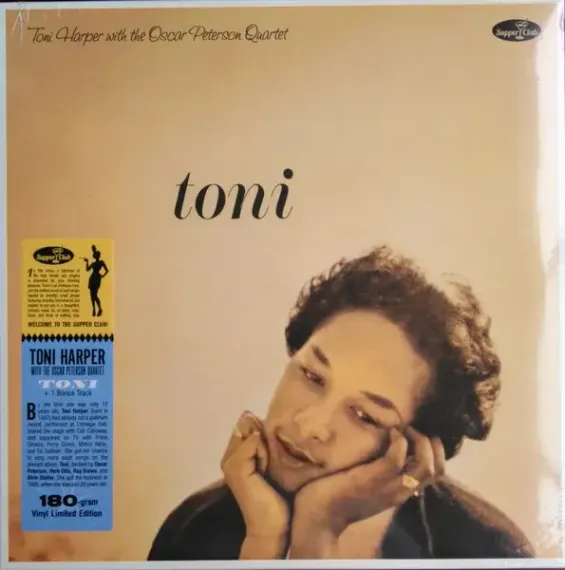 Toni Harper With The Oscar Peterson Quartet – Toni - LP