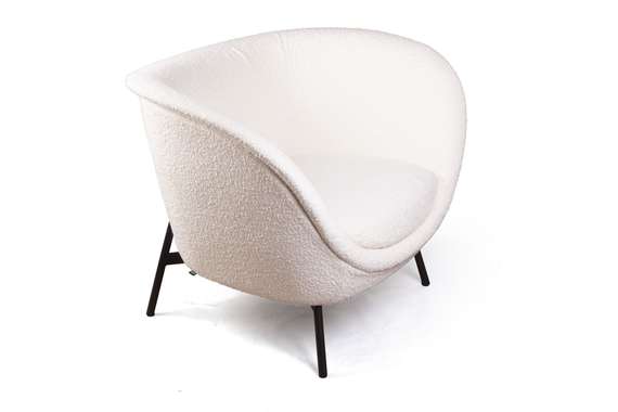 Лаунж-кресло Couture, белое букле