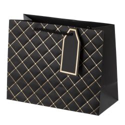 GAEM Пакет подарочный (бумага 210г/м2, блок 12шт), L23 W10 H18 см, 5в.