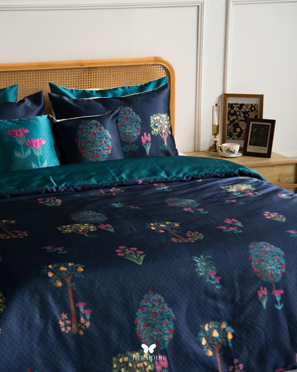 Комплект постельного белья двуспальный Chelcheragh Hermodr 8 предметов 130220285 Иран