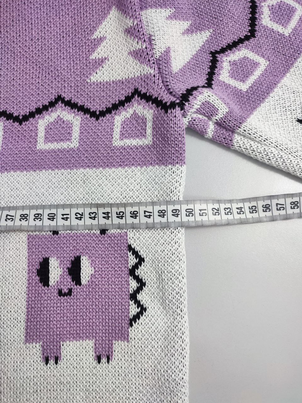 Свитер с принтом 48 размер, новый