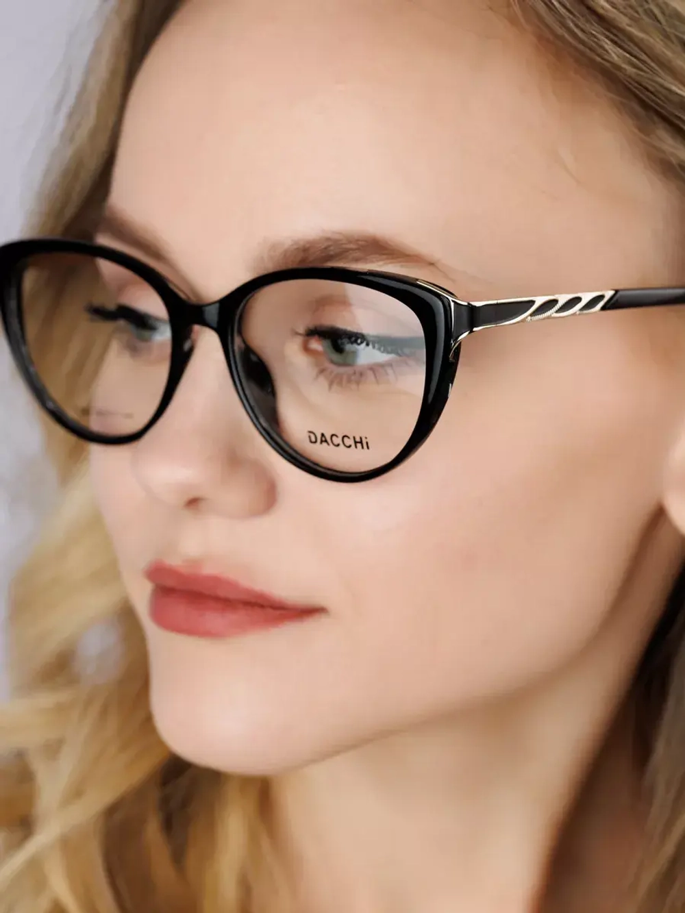 Оправа для очков для зрения пластиковая кошачий глаз