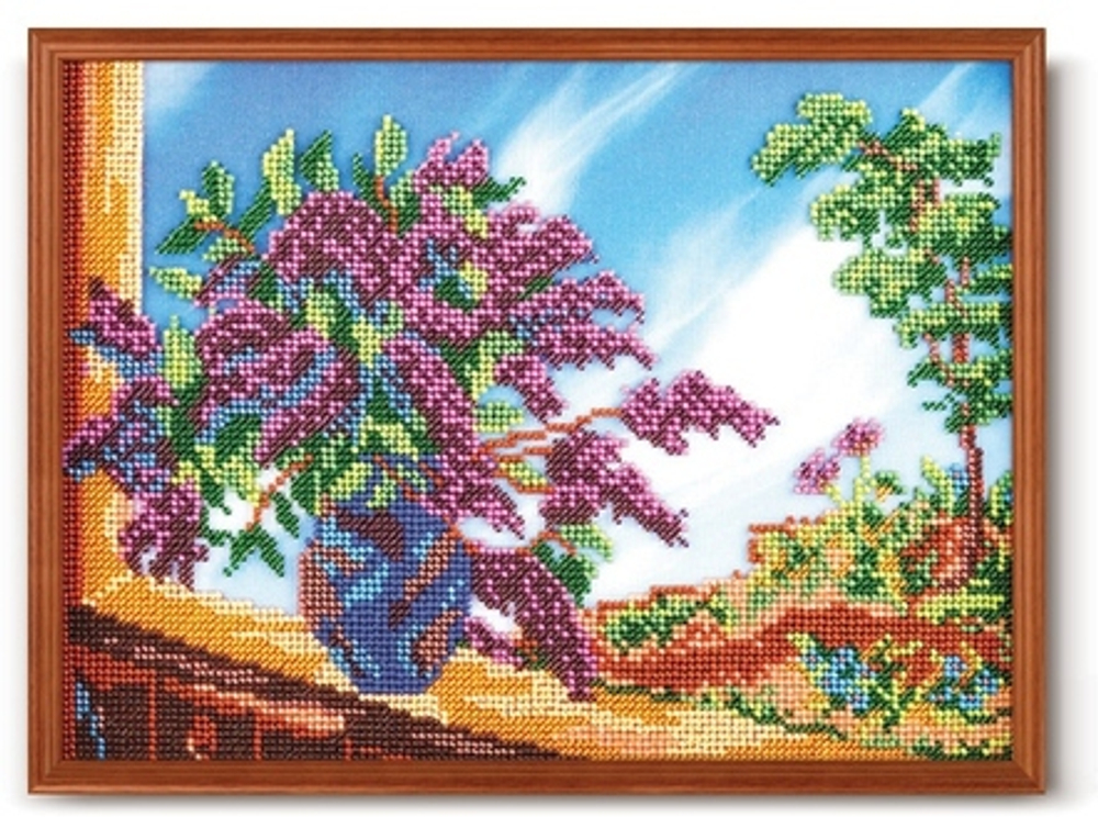 производитель РАДУГА БИСЕРА¶артикул В-235¶размер 20х27¶техника вышивание бисером¶тематика цветы¶канв