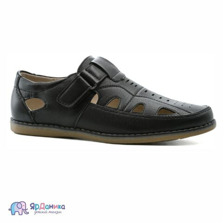 Школьные туфли Калория  черные AL016-31