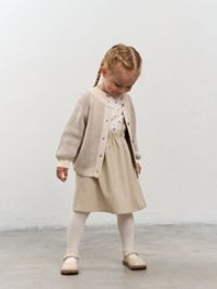 Кардиган вязаный "Какао" 0+