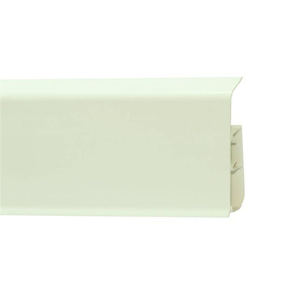 Пластиковый плинтус Royce 80 мм (2200x80x20) 318 Белый Матовый