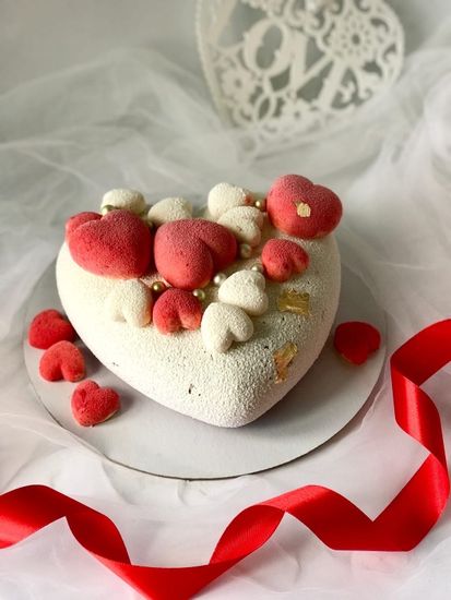 Торт сердце  №1069