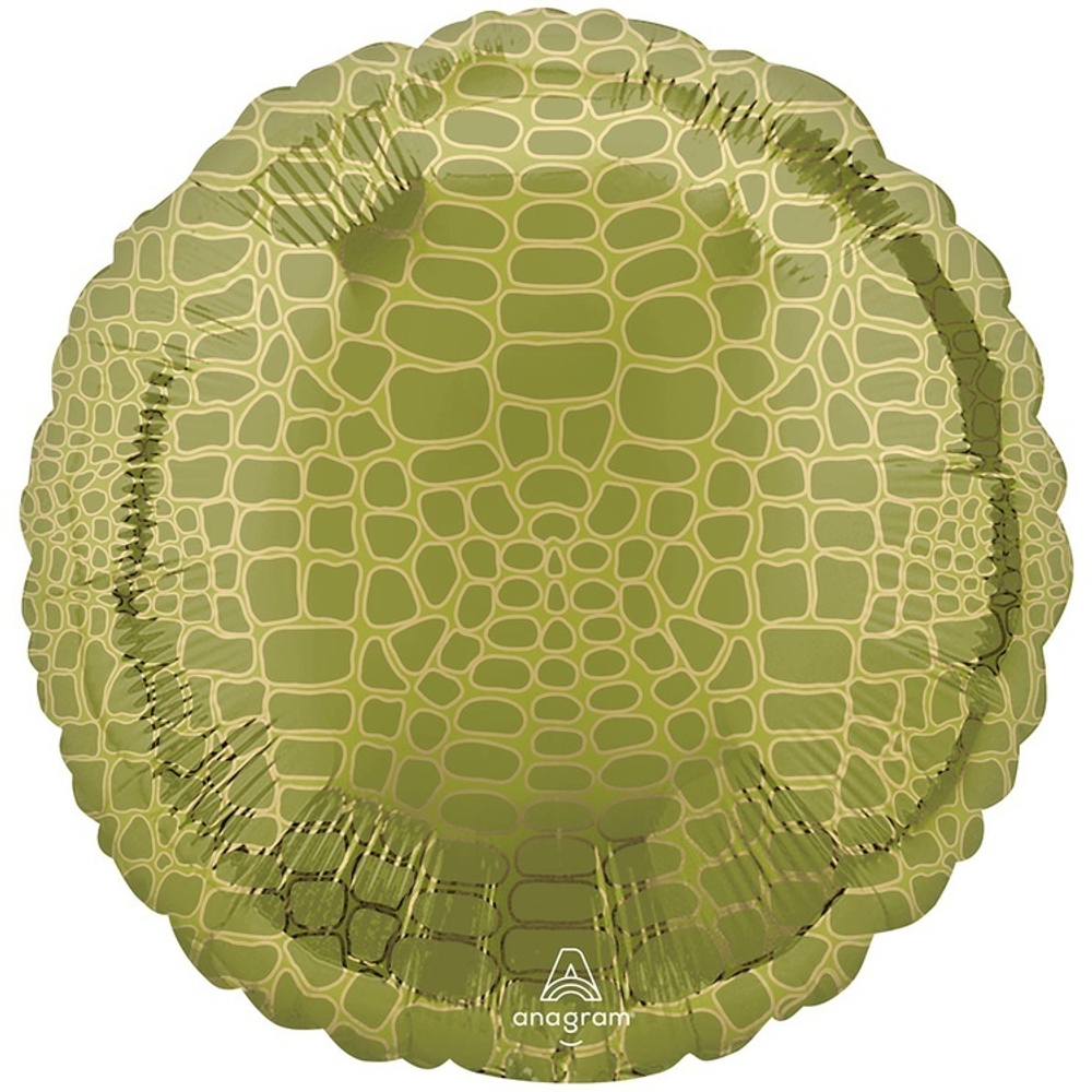 Фольгированная фигура, круг 18"/46СМ Крокодил Сафари
