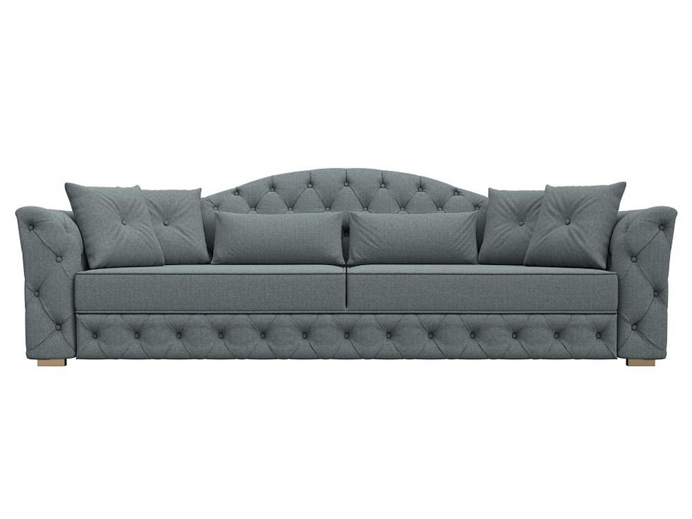 Диван прямой Артис, Амур 07 серый, Рогожка, 122570