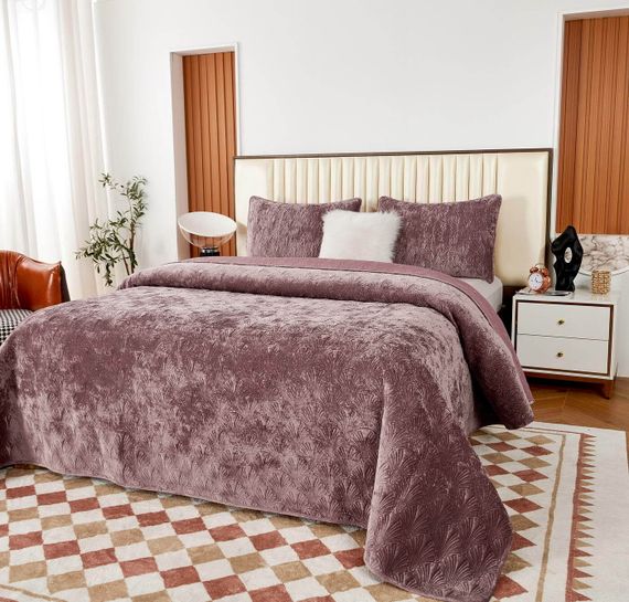 Розалин (пепел роза) Покрывало 240х260