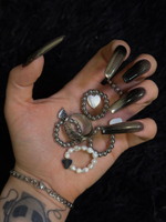 mini white love ring