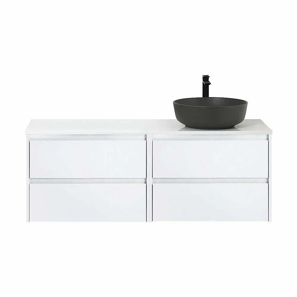 Тумба с раковиной и столешницей BelBagno KRAFT 120 Bianco Opaco