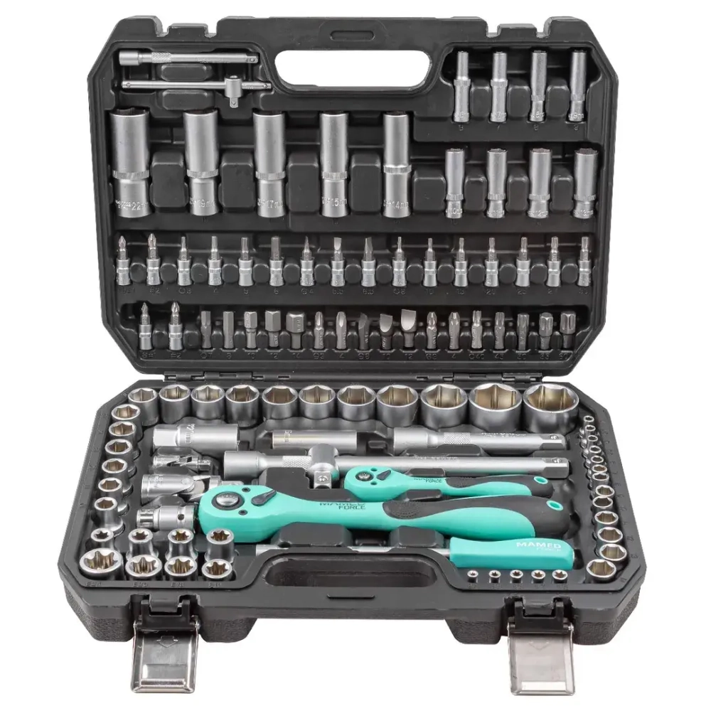 Набор инструментов PROFI 108пр. 1/4'',1/2''(6гр)(4-32мм) MAMEDFORCE MF-41082-5