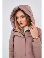 Куртка демисезонная больших размеров с капюшоном