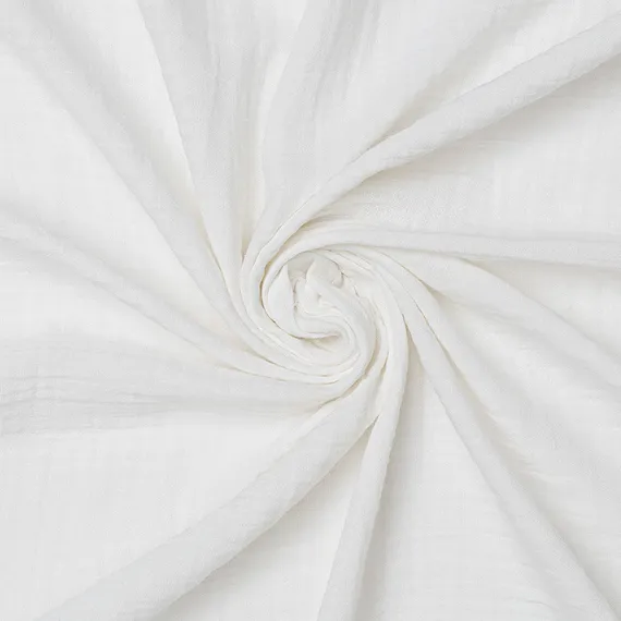 Штора из муслина с декором цвета карри из коллекции essential, 150х290 см