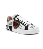 Кожаные кроссовки Dolce & Gabbana - белый(CK1544 AZ138)