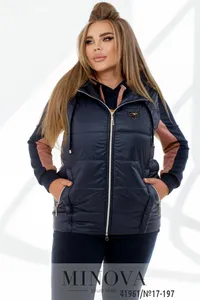Жилет 17-197-синий Minova