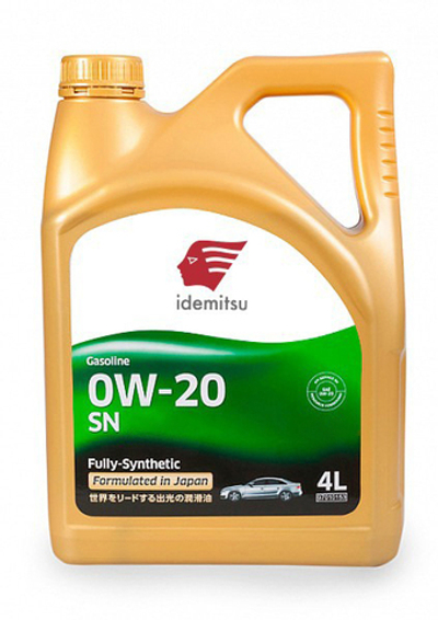 IDEMITSU FULLY-SYNTHETIC SN GF-5 0W20 Масло моторное синтетическое 4L