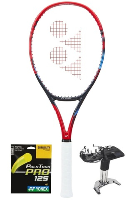 Теннисная ракетка Yonex VCORE 98L (285 g) SCARLET + Струны + Натяжка