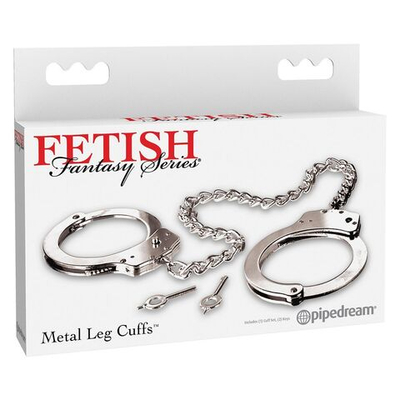 Металлические оковы на ноги Metal Leg Cuffs (Цвет: серебристый)
