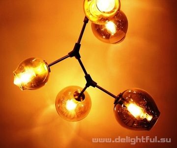 replica LINDSEY ADELMAN BRANCHING BUBBLE CHANDELIER 8 ( black )