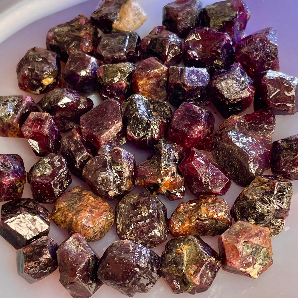 44360 Гранат Кристалл необработанный 11-15мм