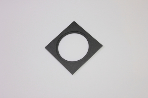 Декоративная одинарная рамка (черная) под светильник серии ROUND-IN-01