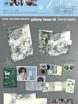 Альбом TWS - PLAY HARD 4th Mini Album RANDOM Version