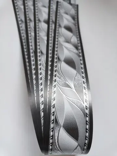 Бордюр для обоев бумажный 4 см окантовка лента черный