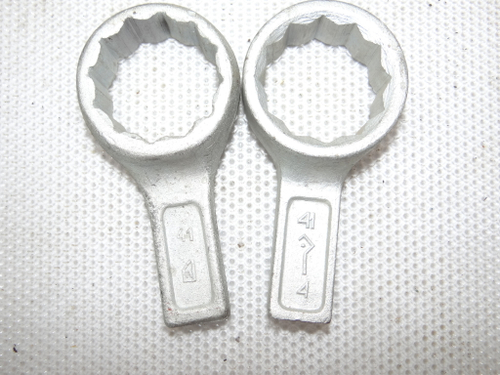 Ключ накидной коленчатый односторонний 41 мм 12-ти гранный с укороченной ручкой соотв. ГОСТ