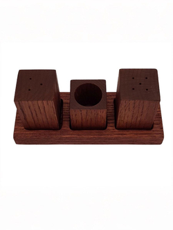 Набор для специй из дуба "Рустик", 3 предмета, PPwood