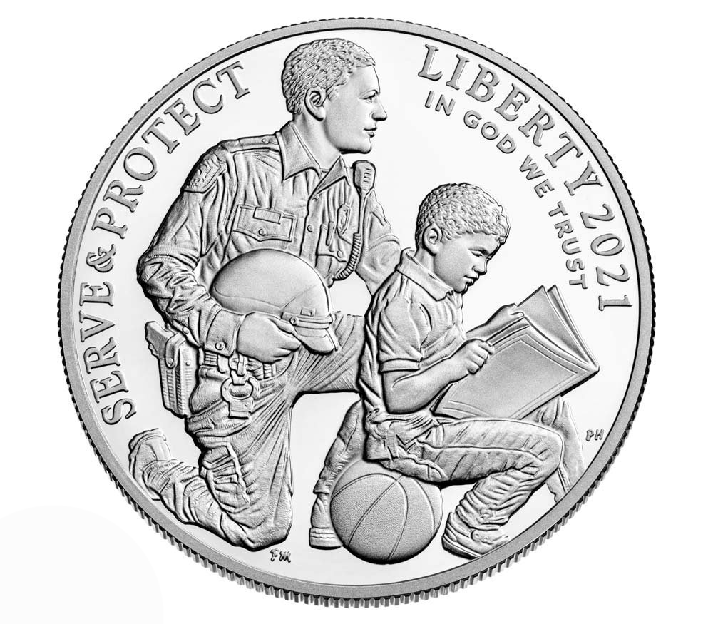 1 доллар Commemorative Нац-ый Правоохранительный Музей США 2021 год PROOF