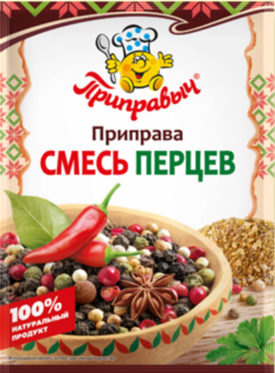 приправа Смесь перцев 15гр (1х35) Приправыч