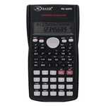 Калькулятор инженерный, 10-ти разрядный, двухстрочный, для студента на ЕГЭ и ОГЭ, 240 функций, черный корпус с крышкой, MC-Basir