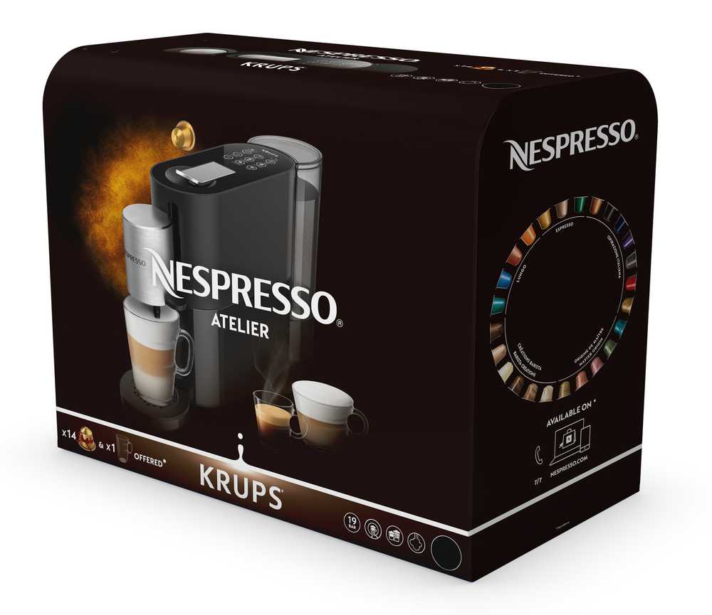 Капсульная кофемашина Krups Nespresso Atelier XN890810