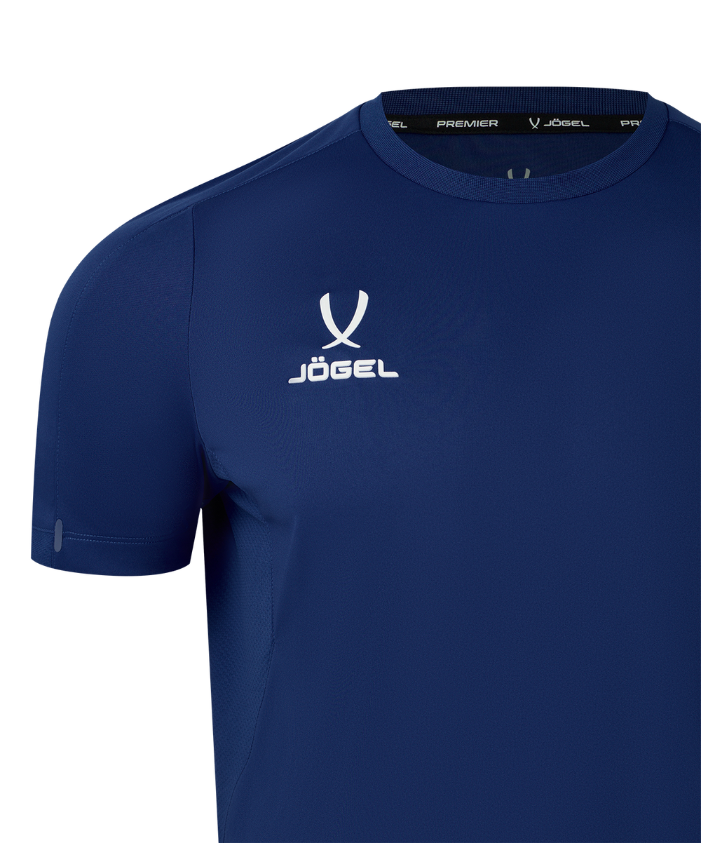 Футболка тренировочная JÖGEL PREMIER PerFormDRY Training Poly Tee, темно-синий