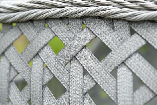 "Капри" подвесное кресло из искусственного ротанга, цвет серый