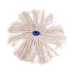 Насадка МОП для швабры LAIMA, веревочная, длина ворса 26 см,165 г, хлопок, швабра 601470, для дома и офиса, 601489