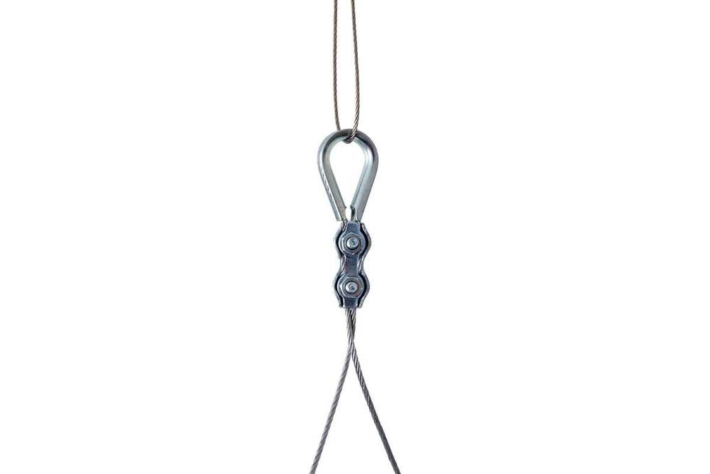 Светильник LED ДСП Полюс с тросовым креплением 150W-20250Лм 5000K IP65 820мм vs404-150-tr-5k-rope