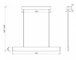 Подвесной светильник Maytoni Step P010PL-L23B