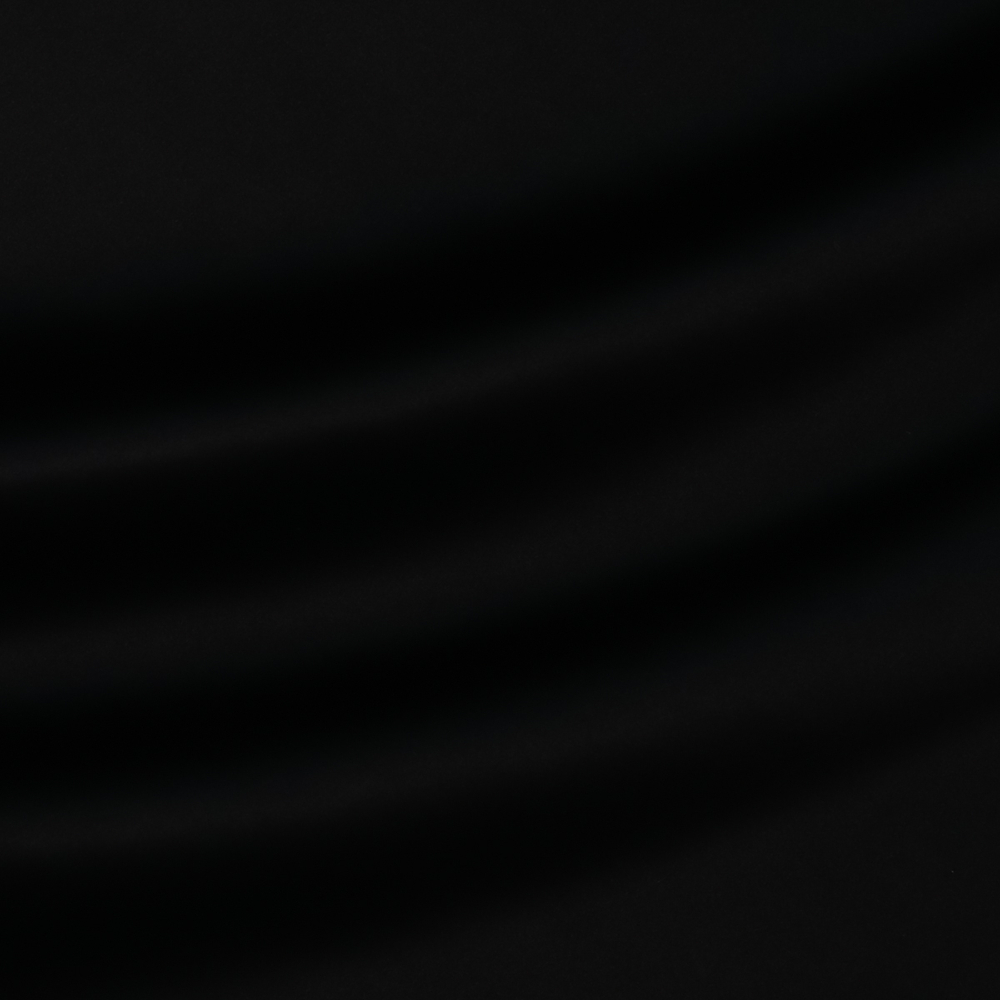 Шёлковый атлас с эластаном чёрного цвета