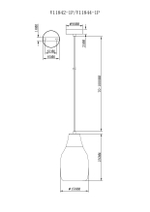 Светильник подвесной Moderli V11842-1P Adalina