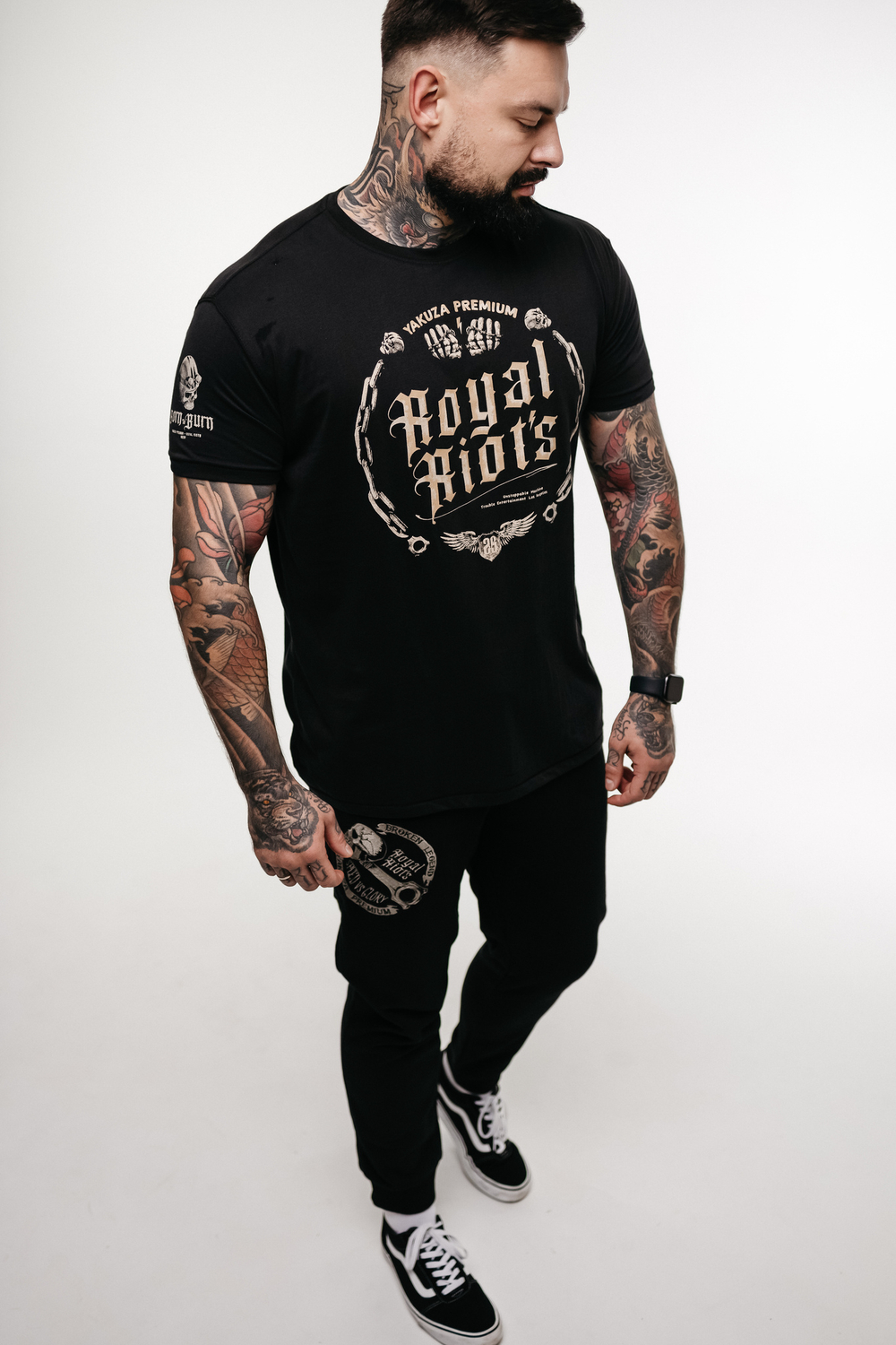 Футболка чёрная Yakuza Premium 3719-2