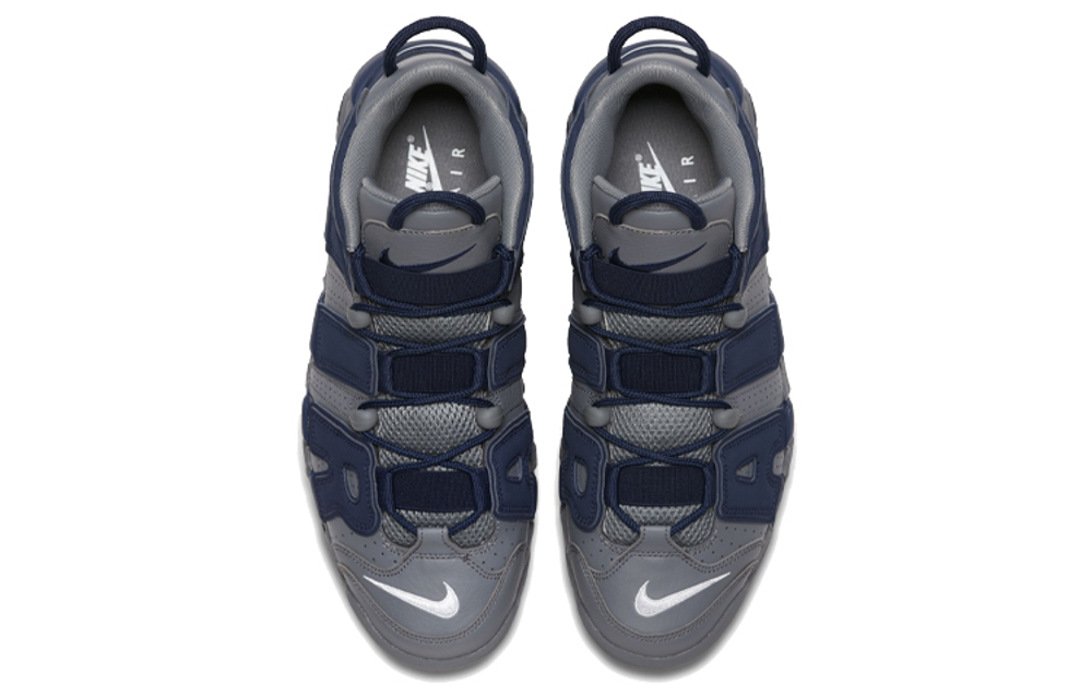 Nike Air More Uptempo Cool Grey Midnight Navy Hyper Sneakers