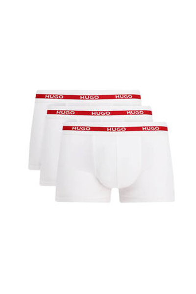Трусики-боксеры 3шт. TRUNK TRIPLET PLANET Hugo Bodywear - белый(50492375)