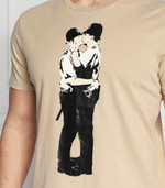 футболка police love GUESS - песочный(M3RI77 KBDL0)