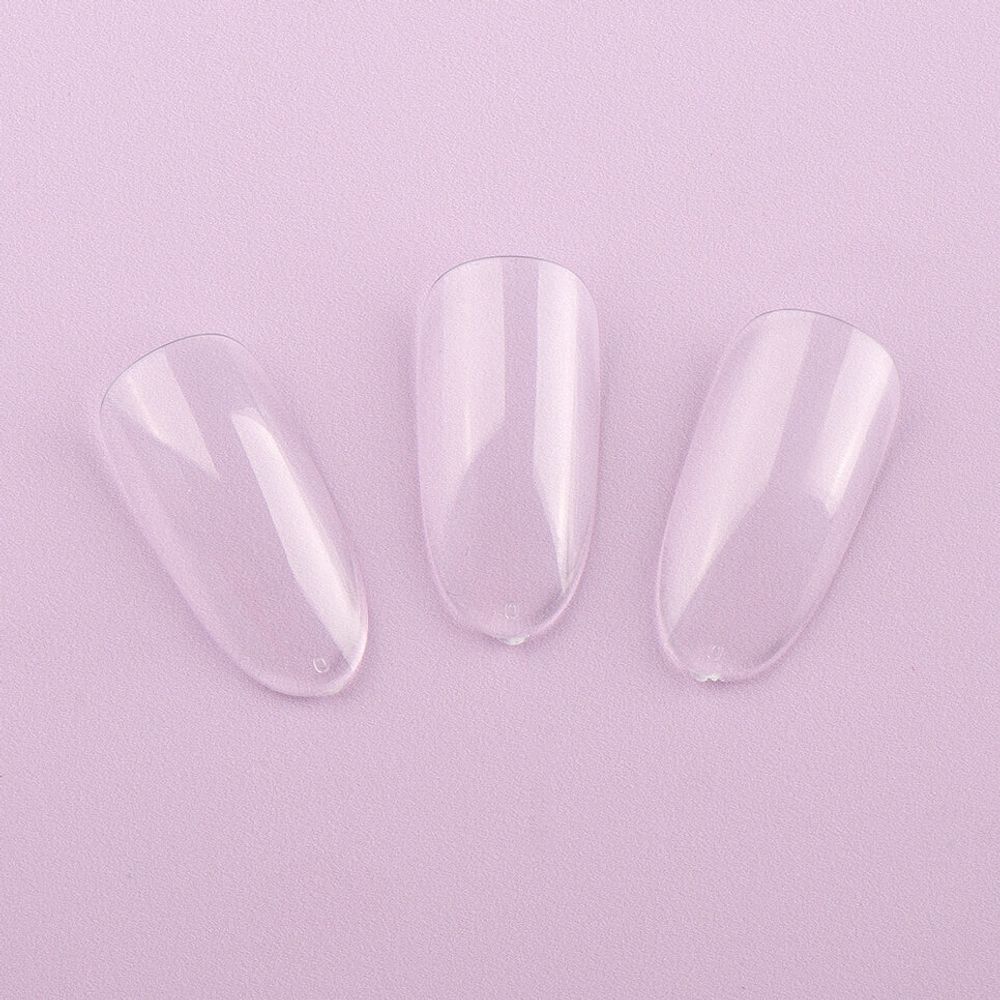 1307 Типсы формы миндаль прозрачные 50 шт