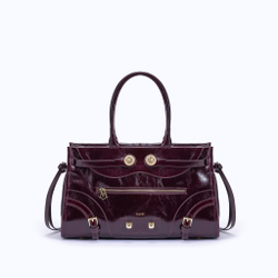 MANC ЗАМШЕВАЯ СУМКА "ZOUZOU", БОРДОВЫЙ